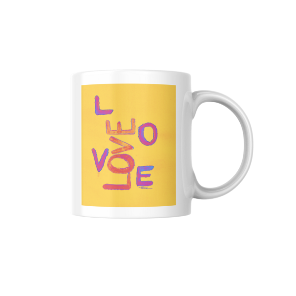 Caneca de porcelana LOVE